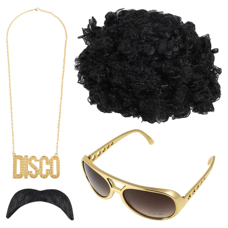 Afro Curly Wig Set