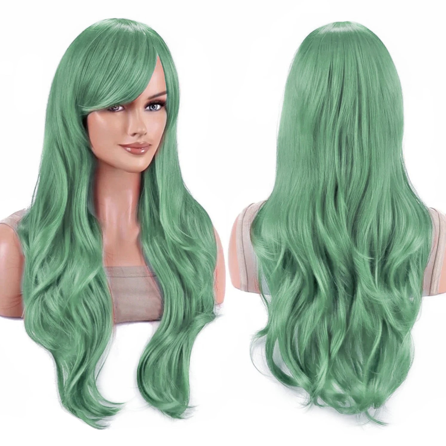 Long Wavy Rainbow Wig
