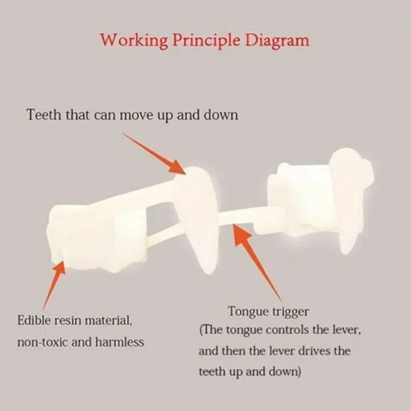 Classic Vampire Fang Dentures