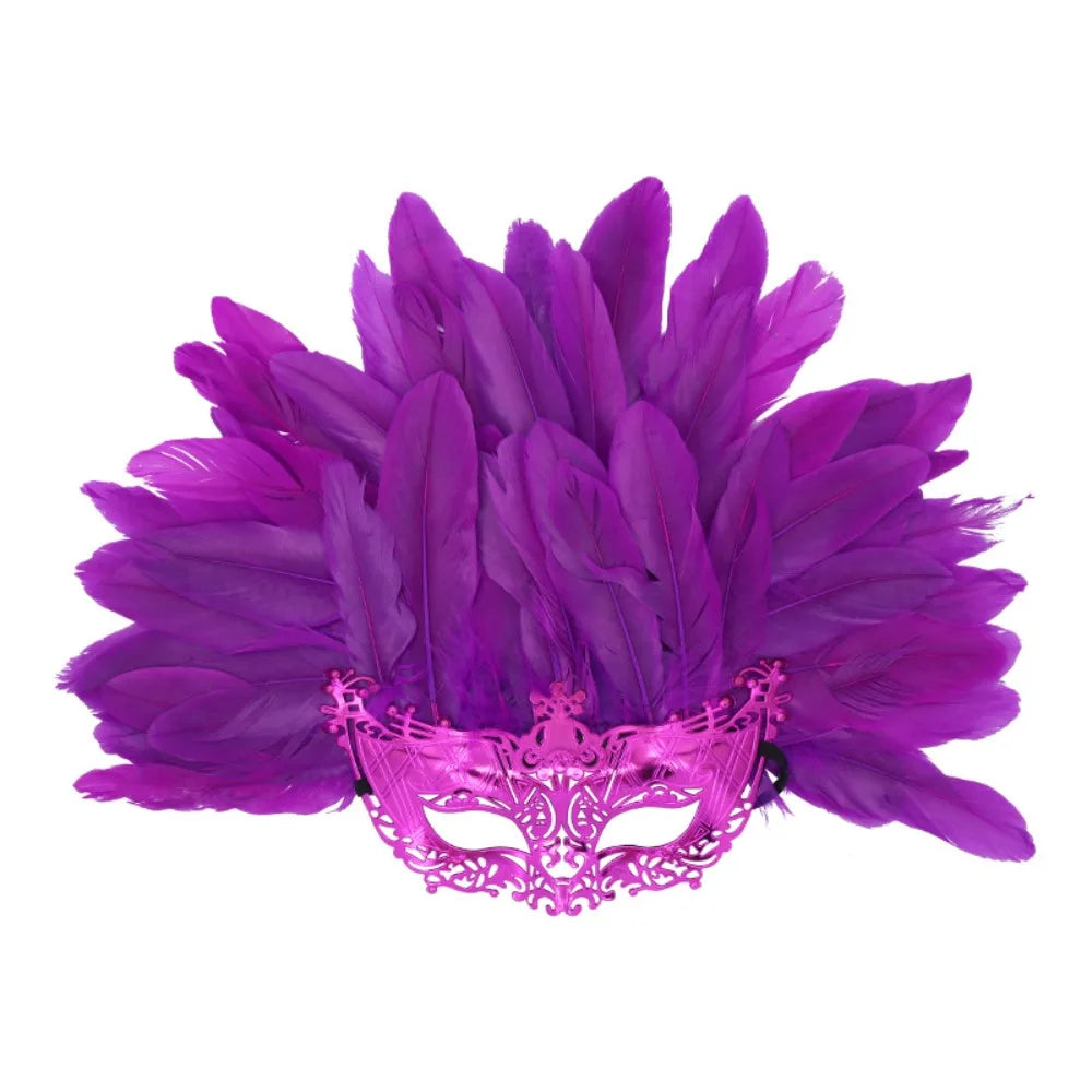 Feather Masquerade Mask