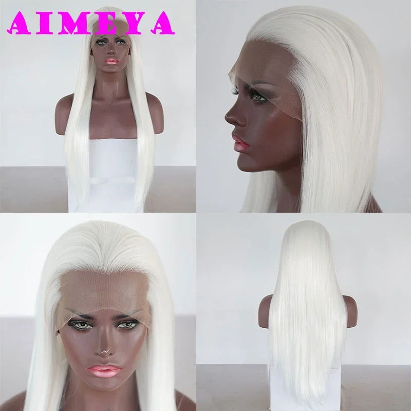 Silver Widow's Peak Wig
