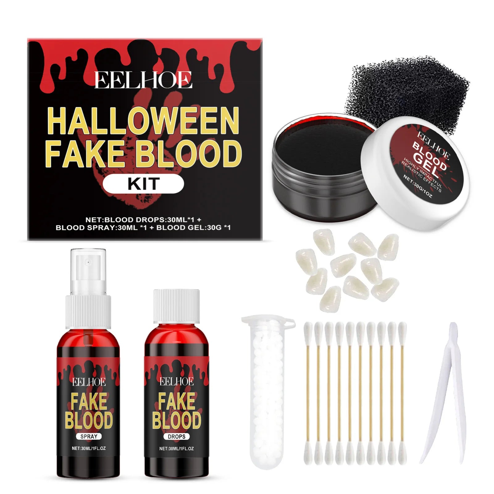Fake Blood Face Paint Set