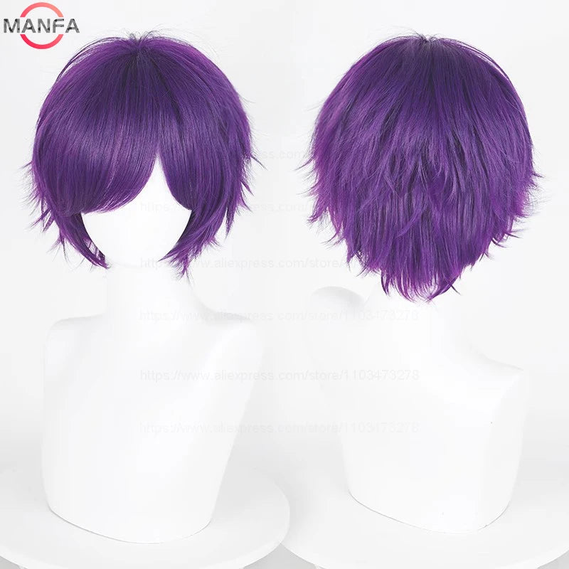 Short Black Anime Wig