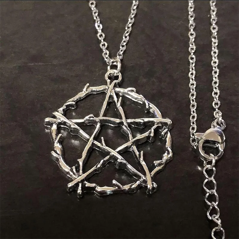Grunge Pentagram Necklace
