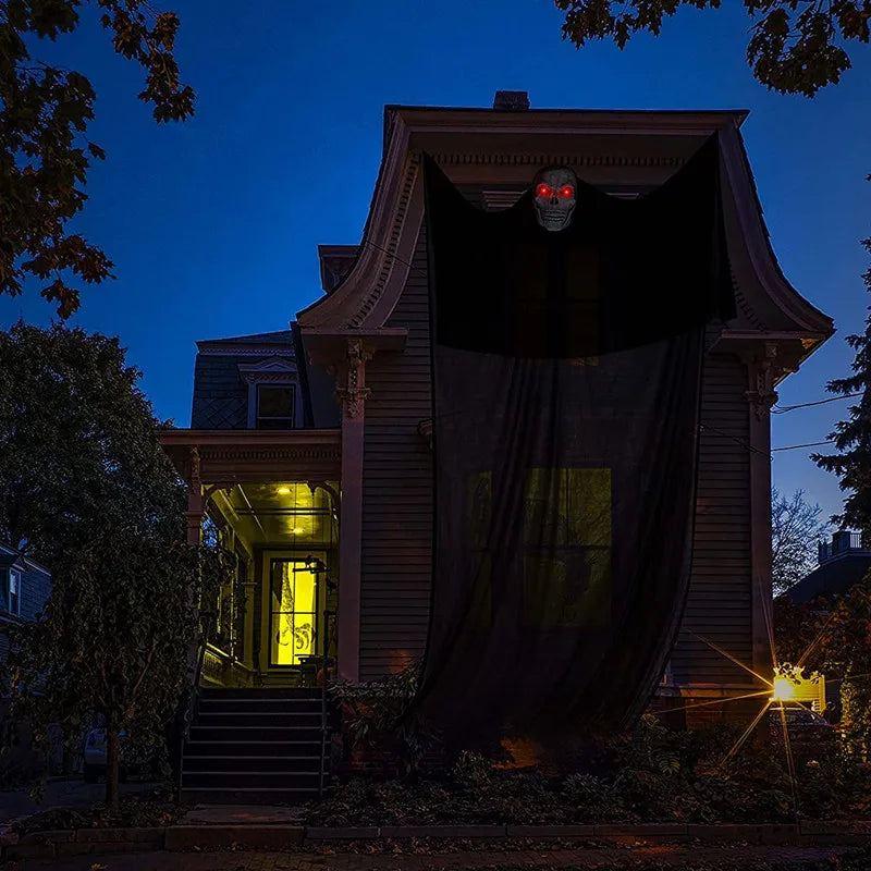 Hanging Ghost with Sound & Glowing Mask