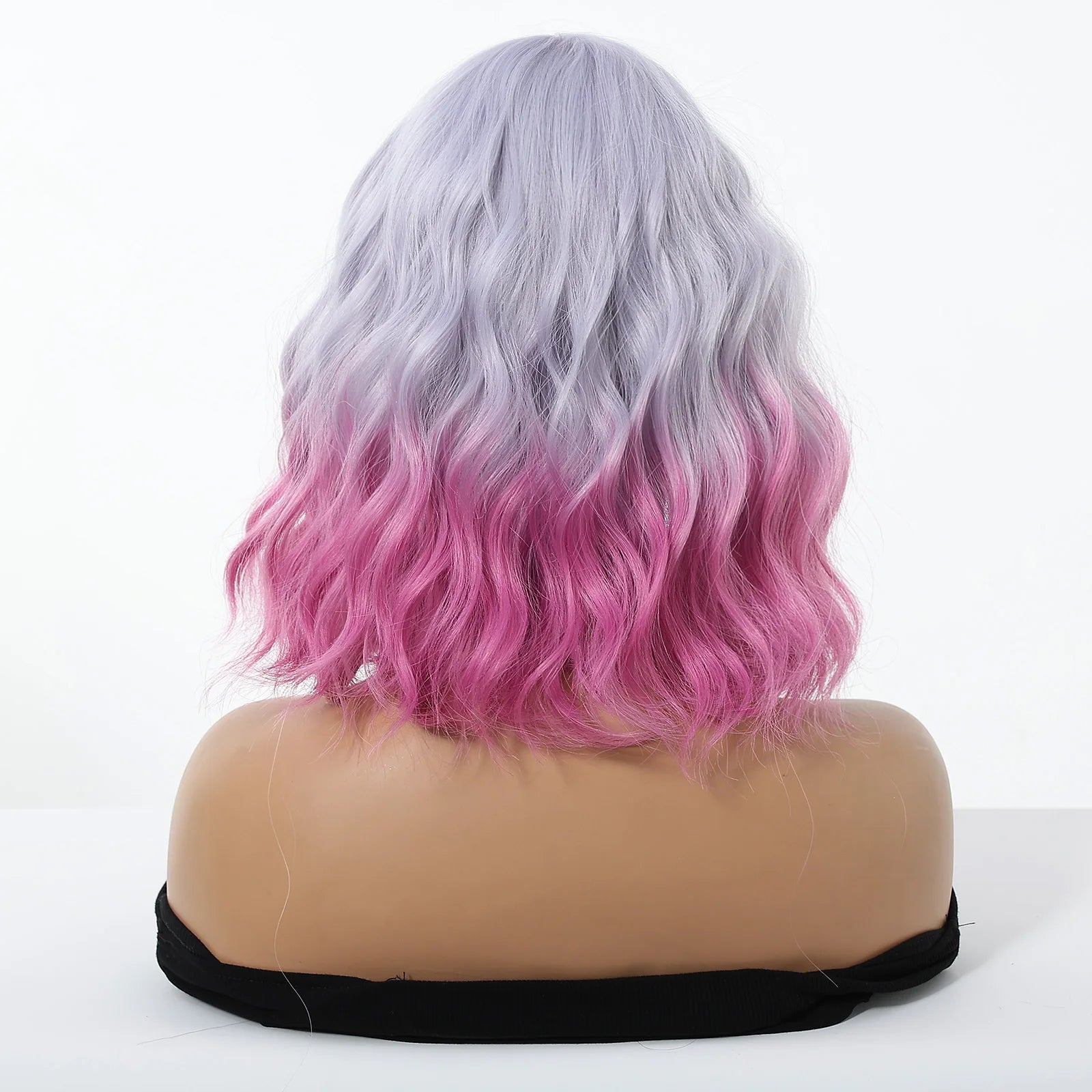 Purple-Pink Gradient Bob Wig