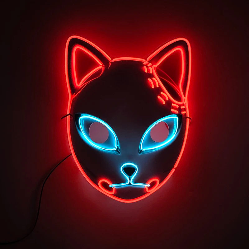 Neon EL Wire LED Mask