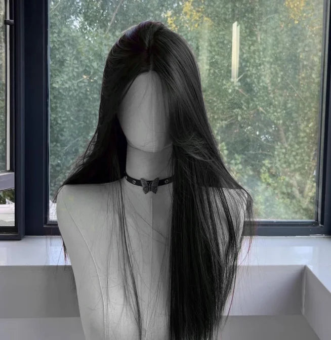 Women's Long Black Wig