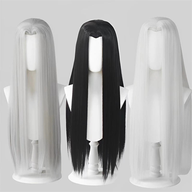 Sleek Long Black Wig