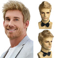 Men's Blonde Layered Wig