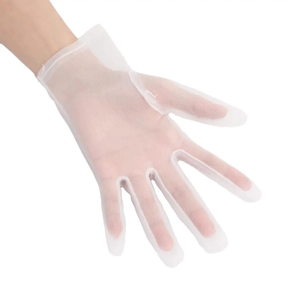 White Faux Silk Wedding Veil