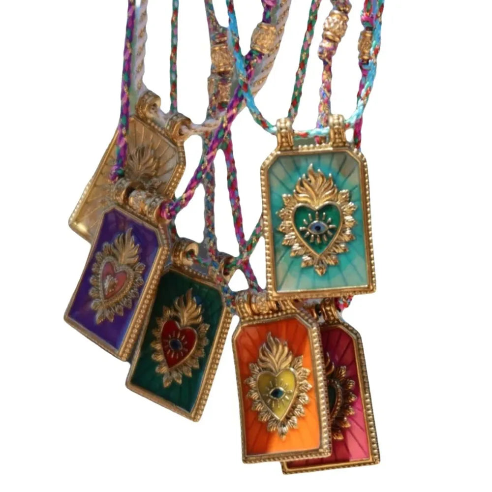 Gold Tarot Card Pendant Necklace