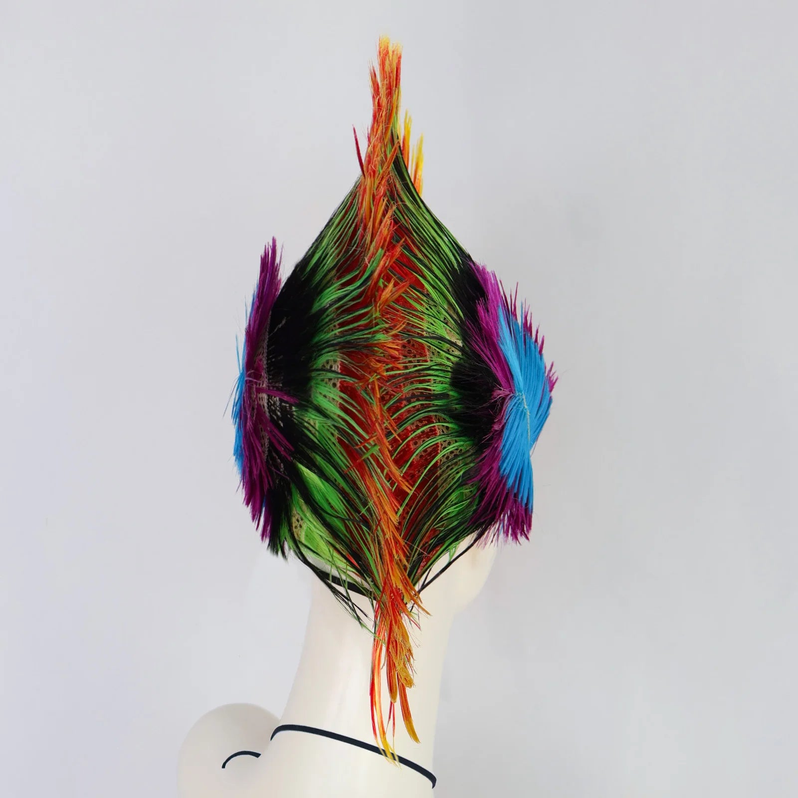 Rainbow Mohawk Wig