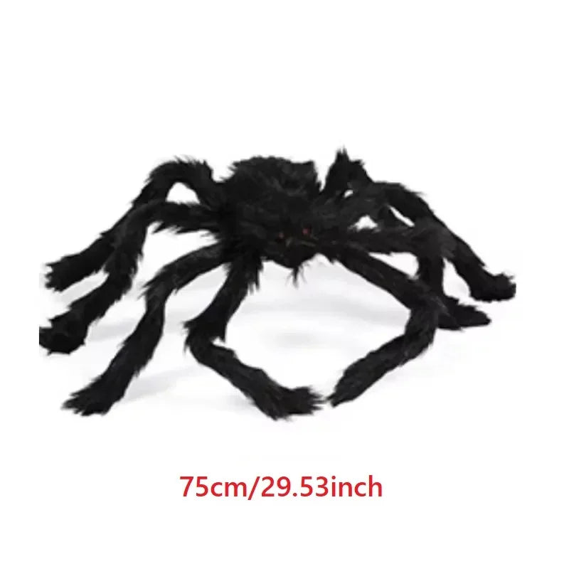 Giant Black Plush Spider