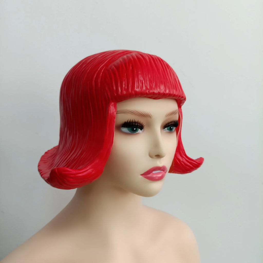 Yellow Foil Party Wig
