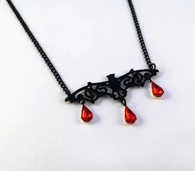 Gothic Bat Fashion Necklace