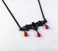 AQ-457 Bat Necklace
