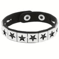 Gothic Round Stud Cuff Bracelet