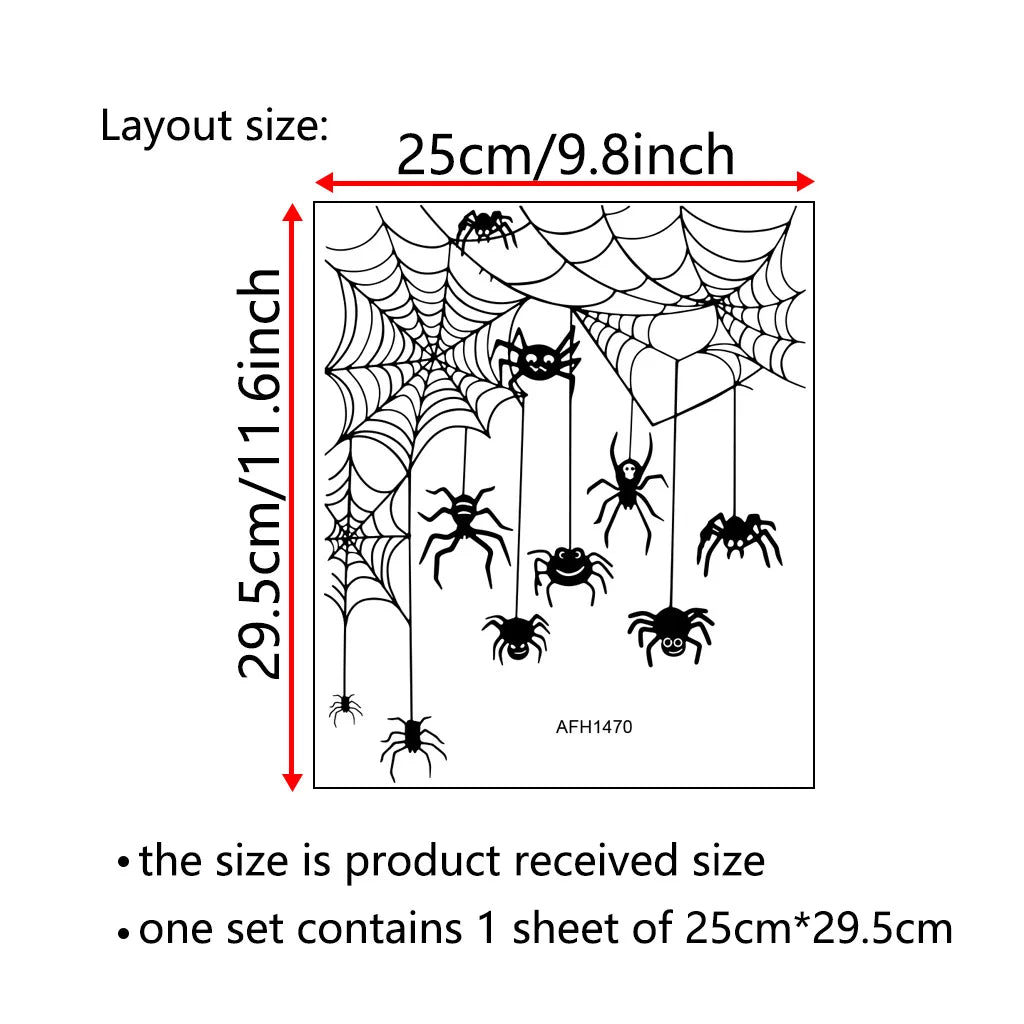 Spooky Door Topper Wall Sticker Set