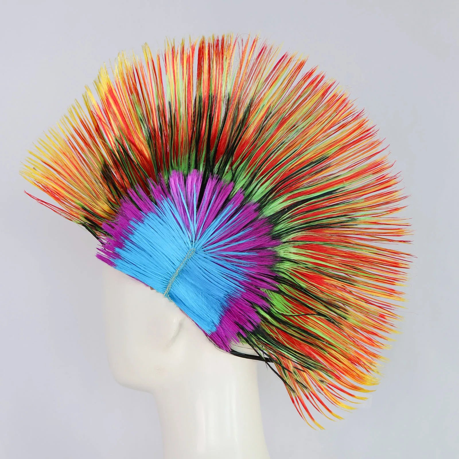 Rainbow Mohawk Wig