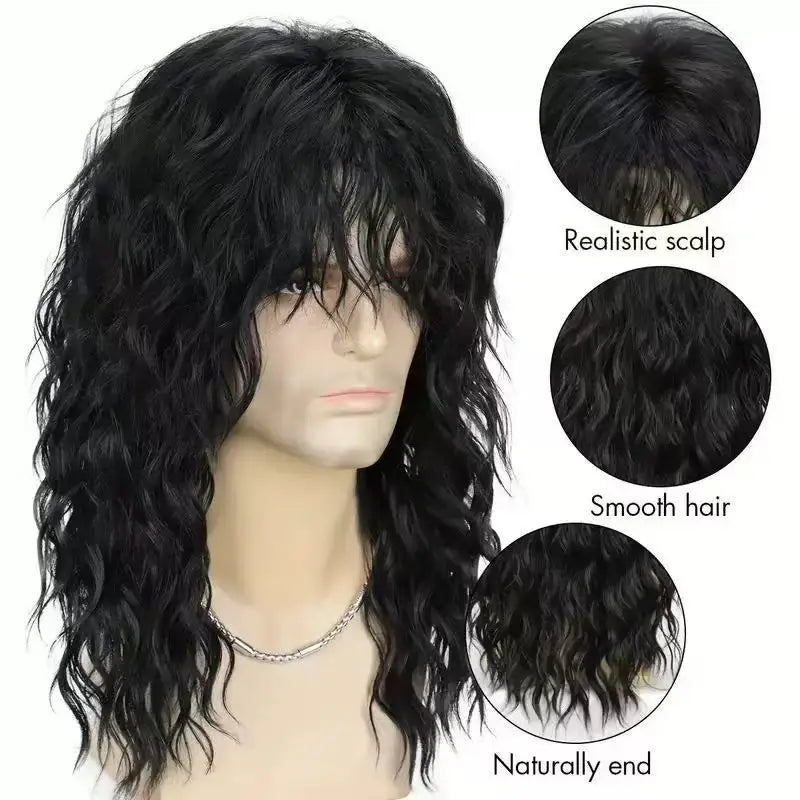 Black Rock Star Wig