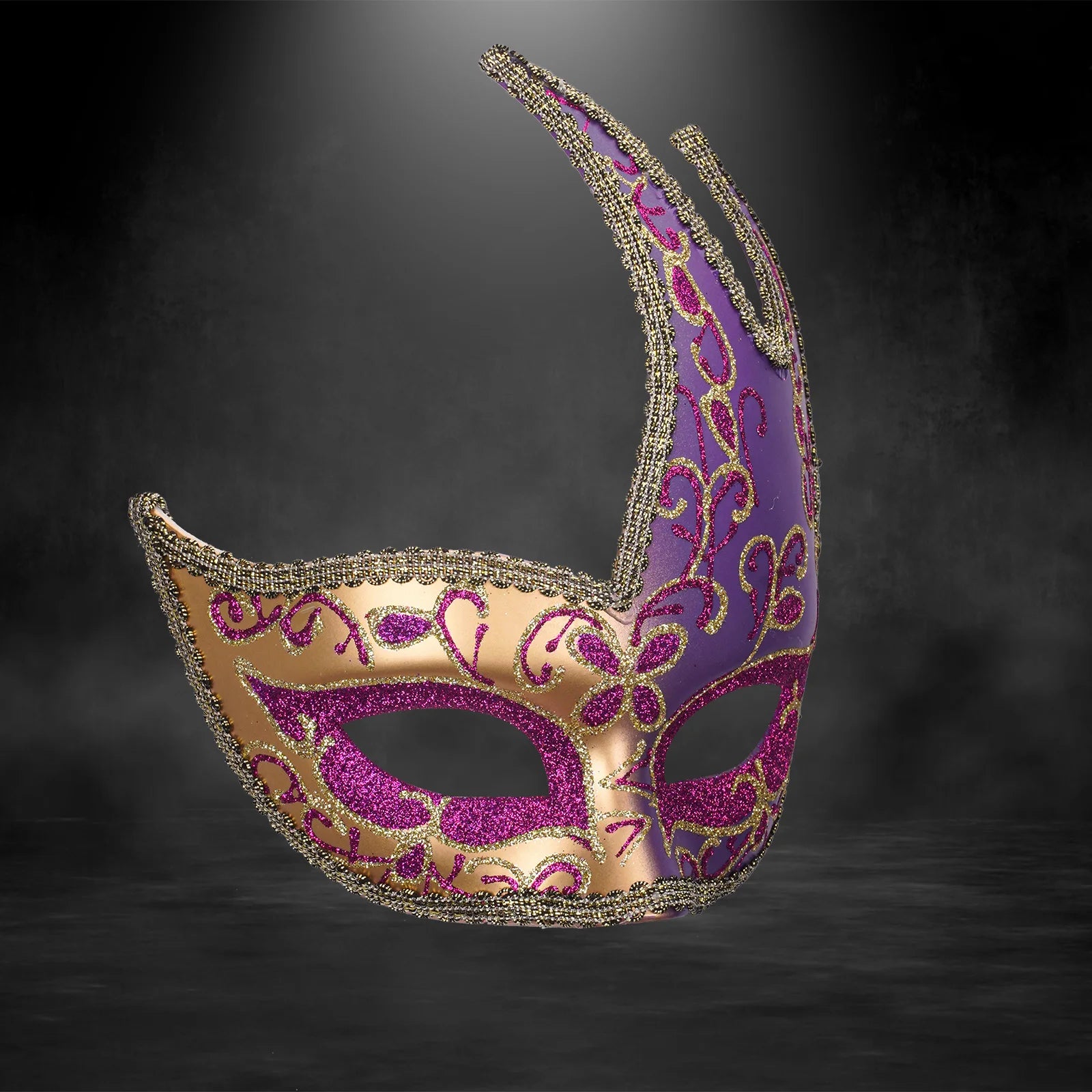 Elegant Venetian Half Mask