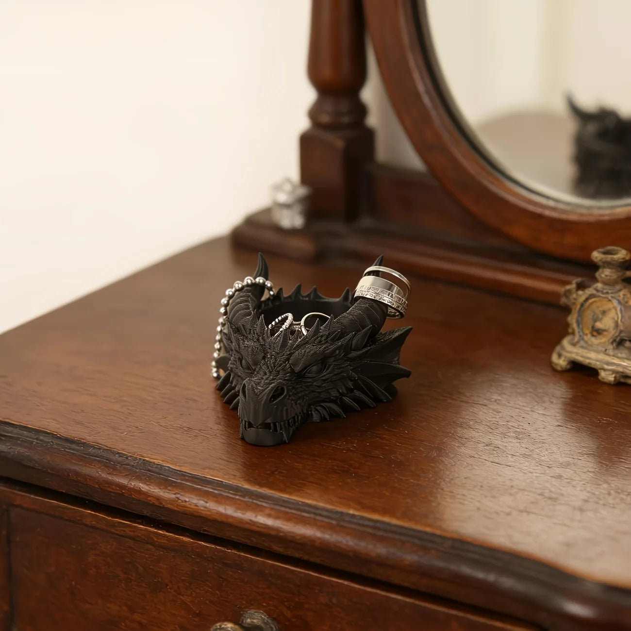 Gothic Dragon Head Decor