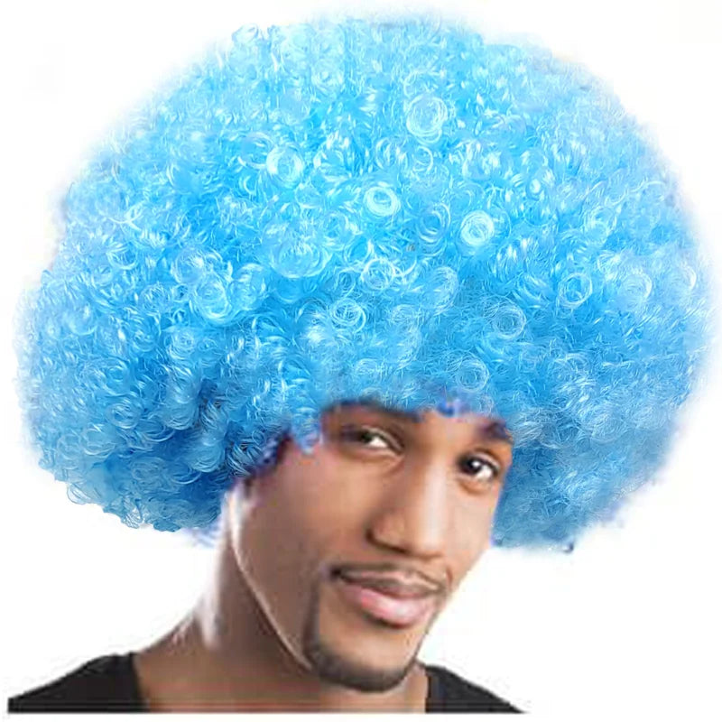 Afro Puff Clown Wig