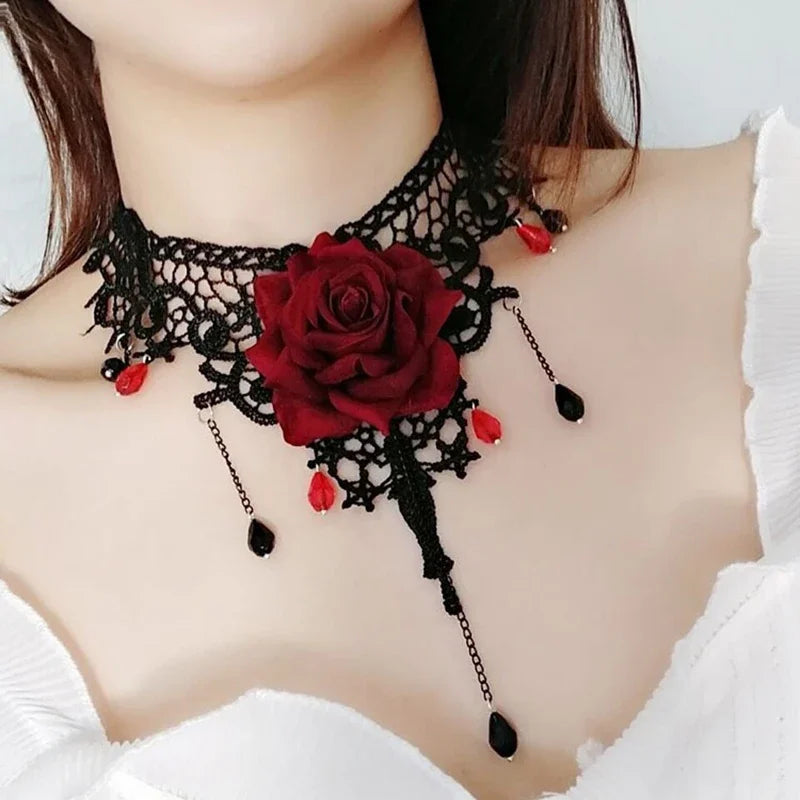 Black Lace Choker