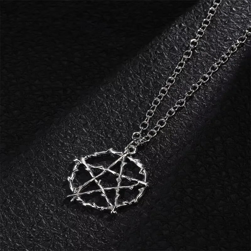 Grunge Pentagram Necklace