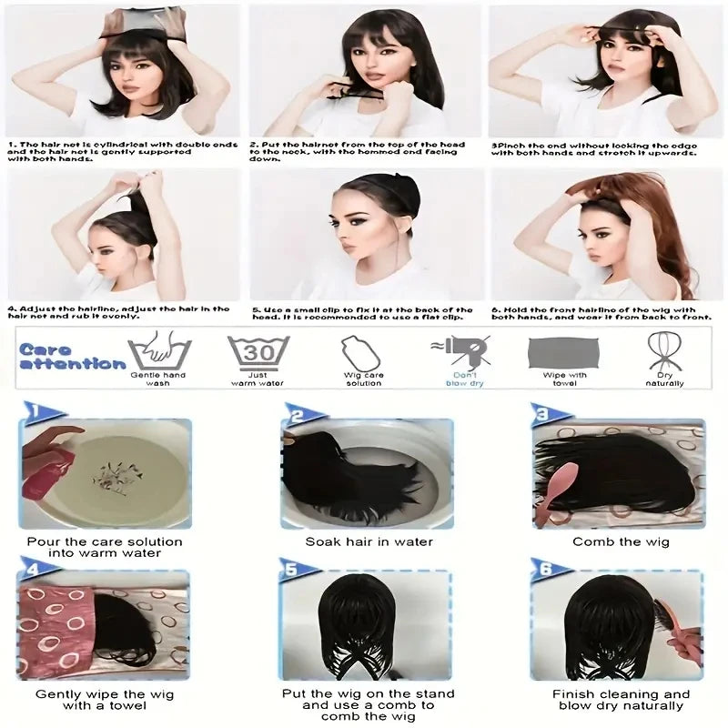 Long White Wavy Wig