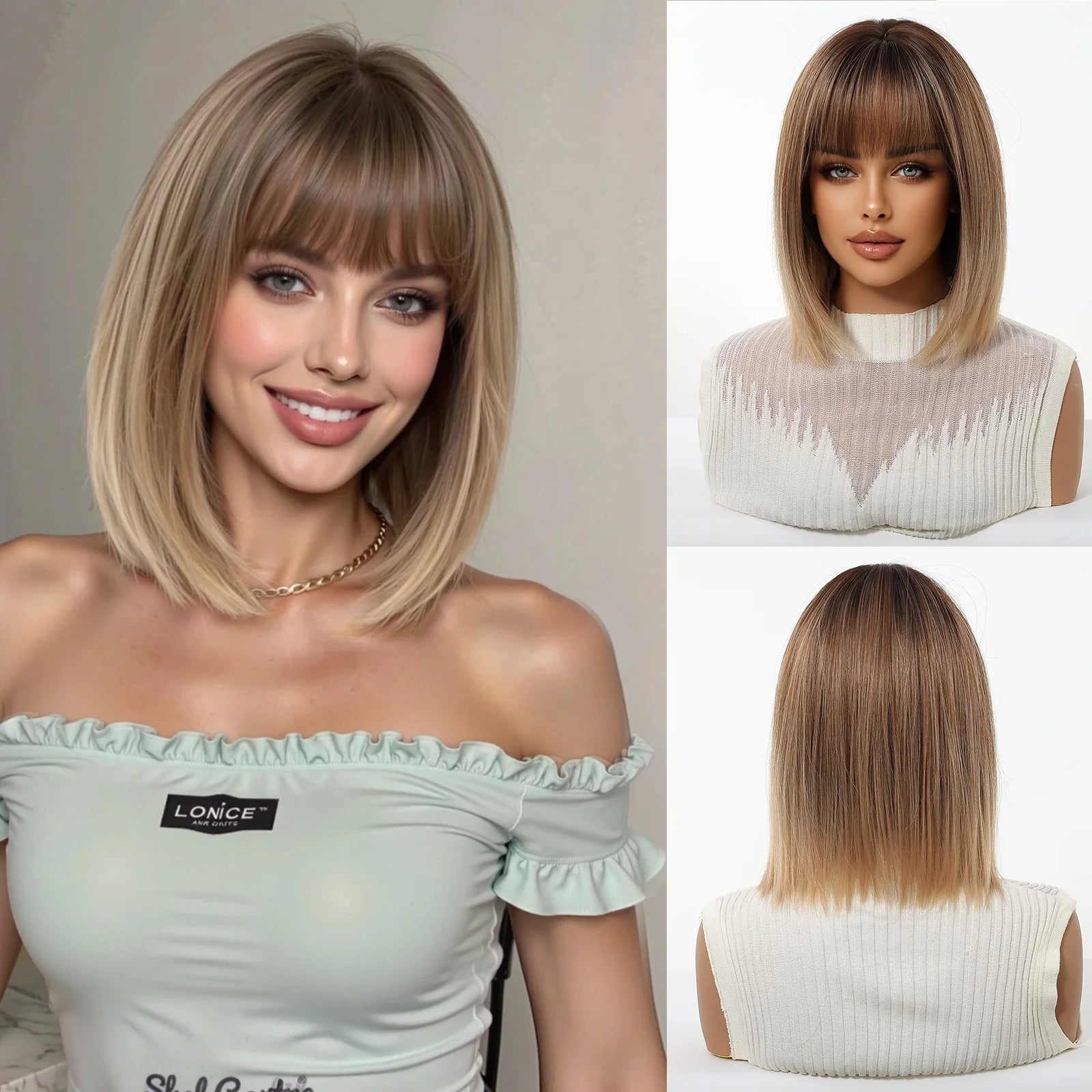 Short Straight Bob Wig