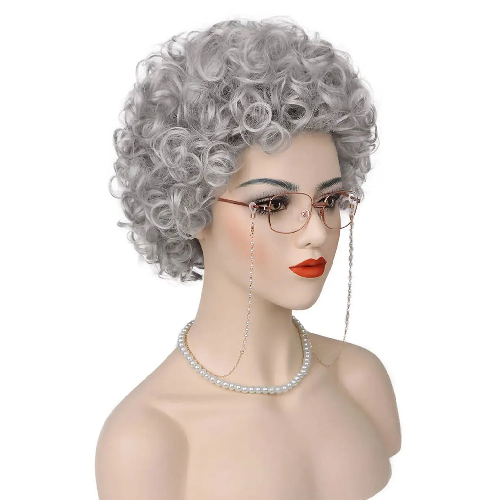 Gray Old Lady Wig