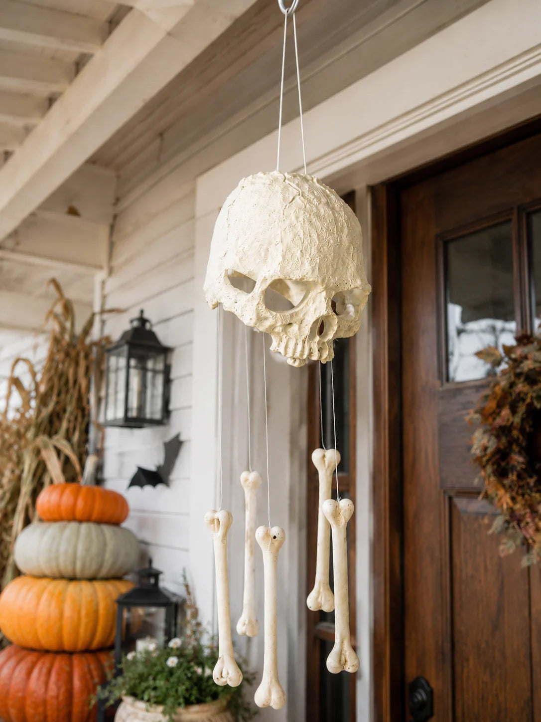 Skull Bone Wind Chime