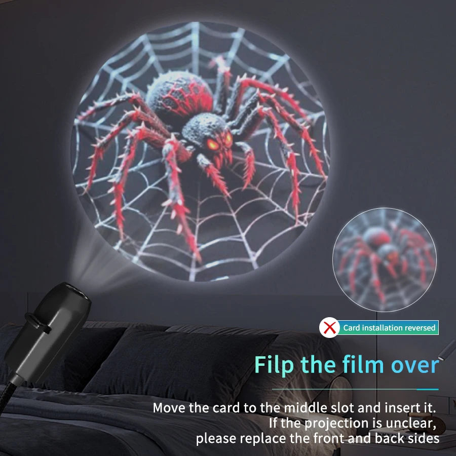 Pumpkin Ceiling Projector Night Light
