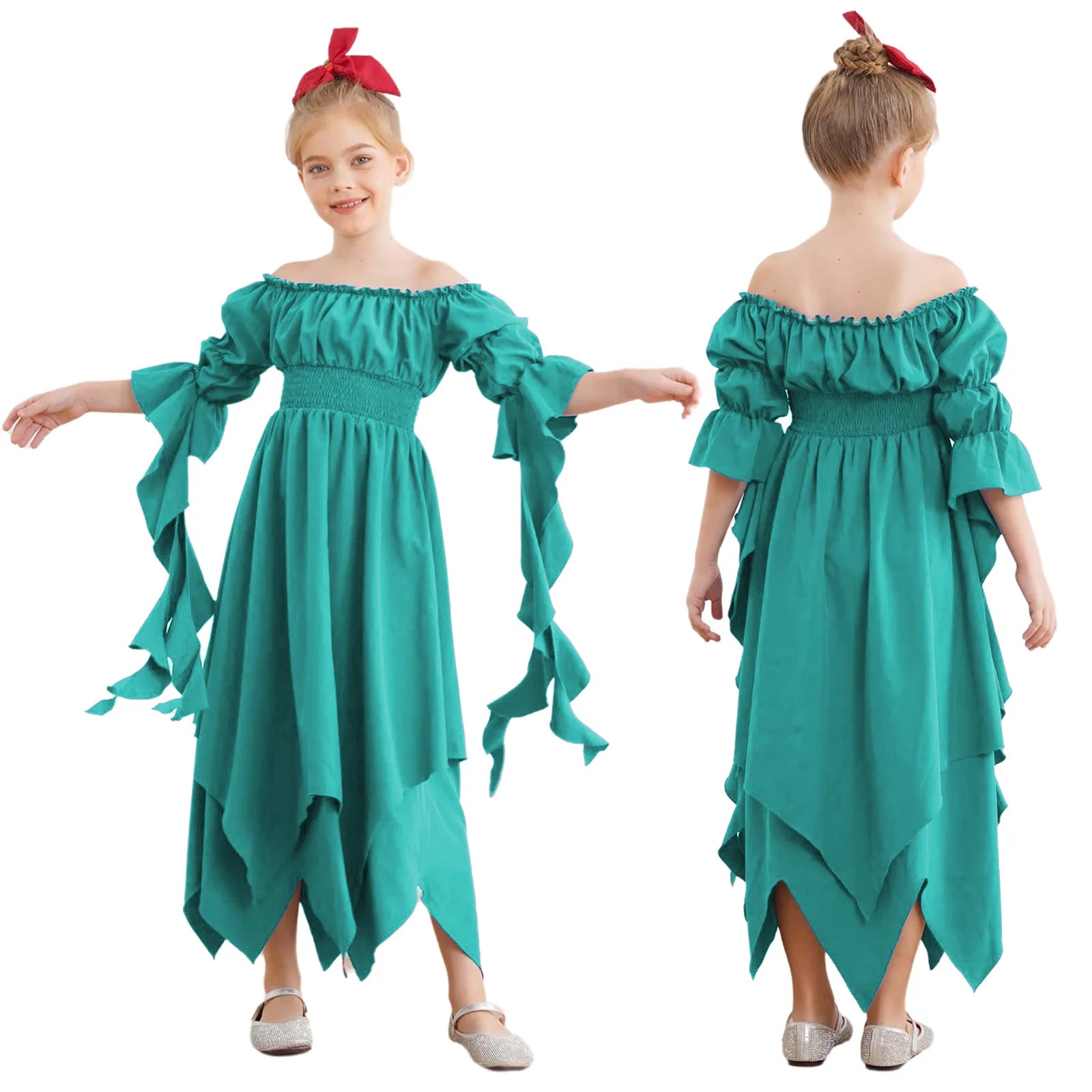 Girls Medieval Witch Costume