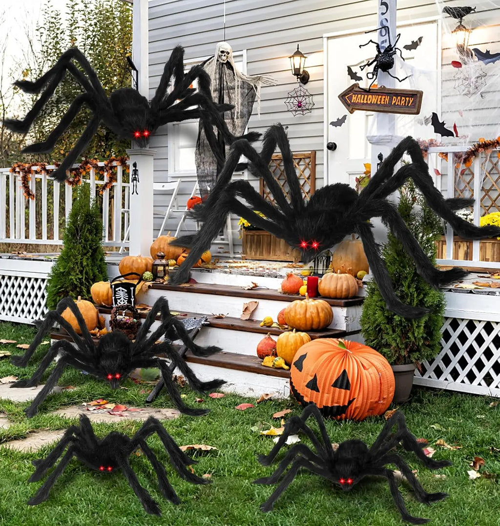 Giant Black Plush Spider