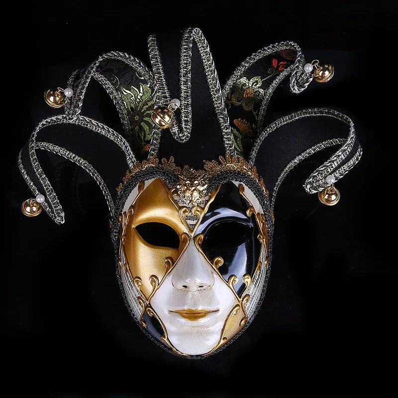 Retro Venetian Clown Mask