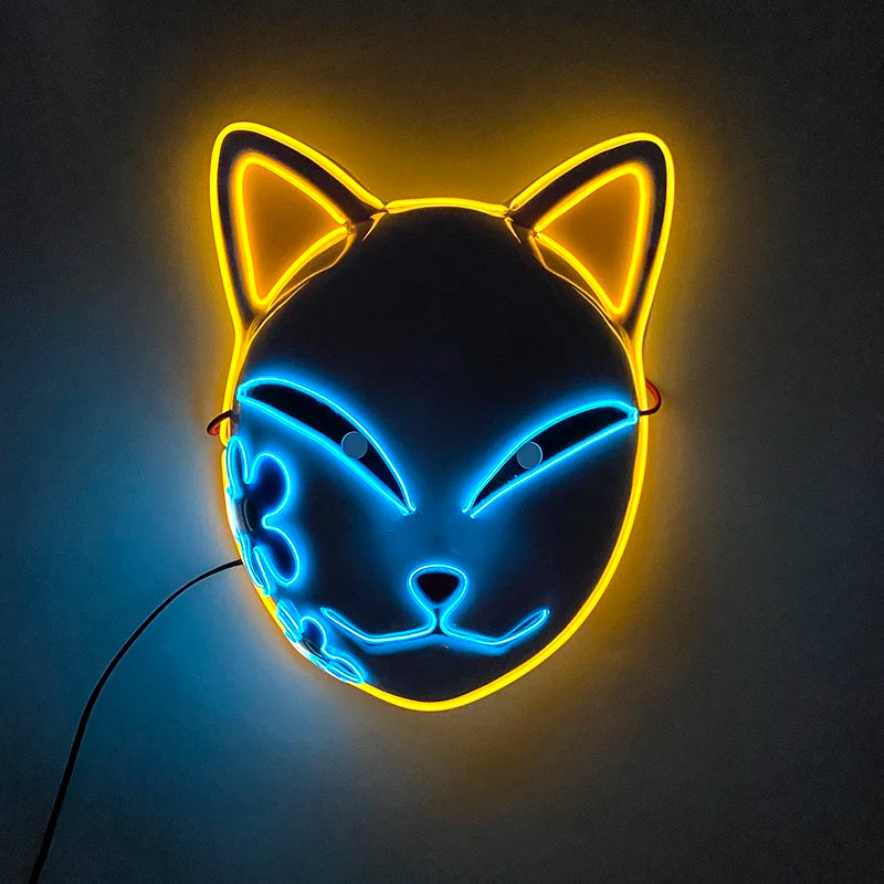 Neon EL Wire LED Mask