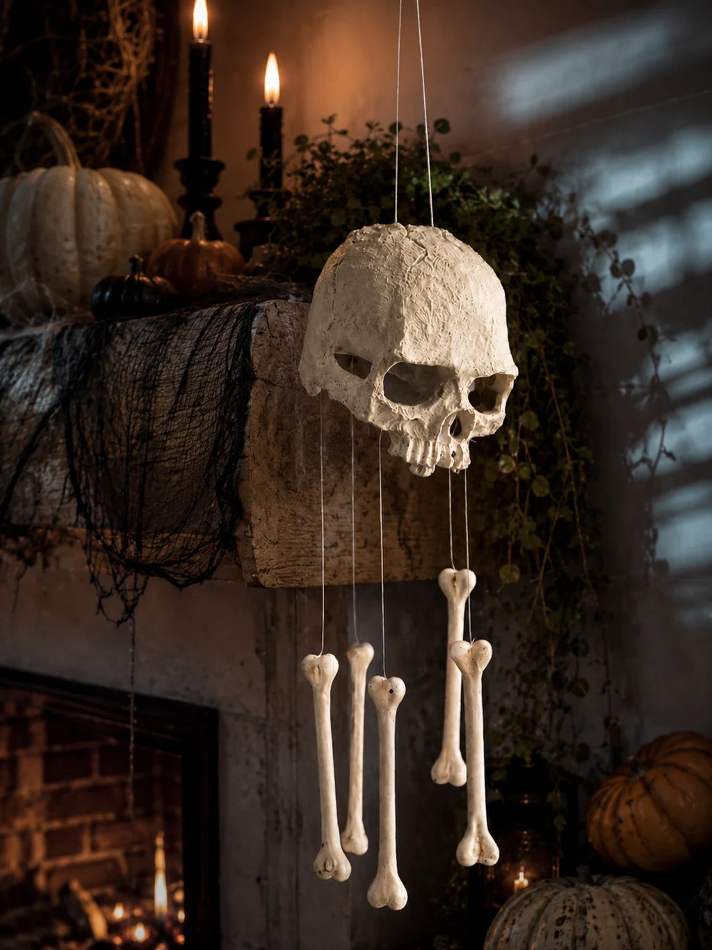 Skull Bone Wind Chime
