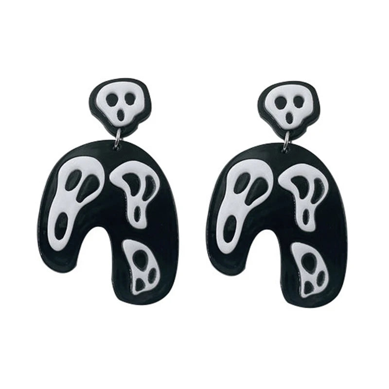 Hip Hop Halloween Earrings