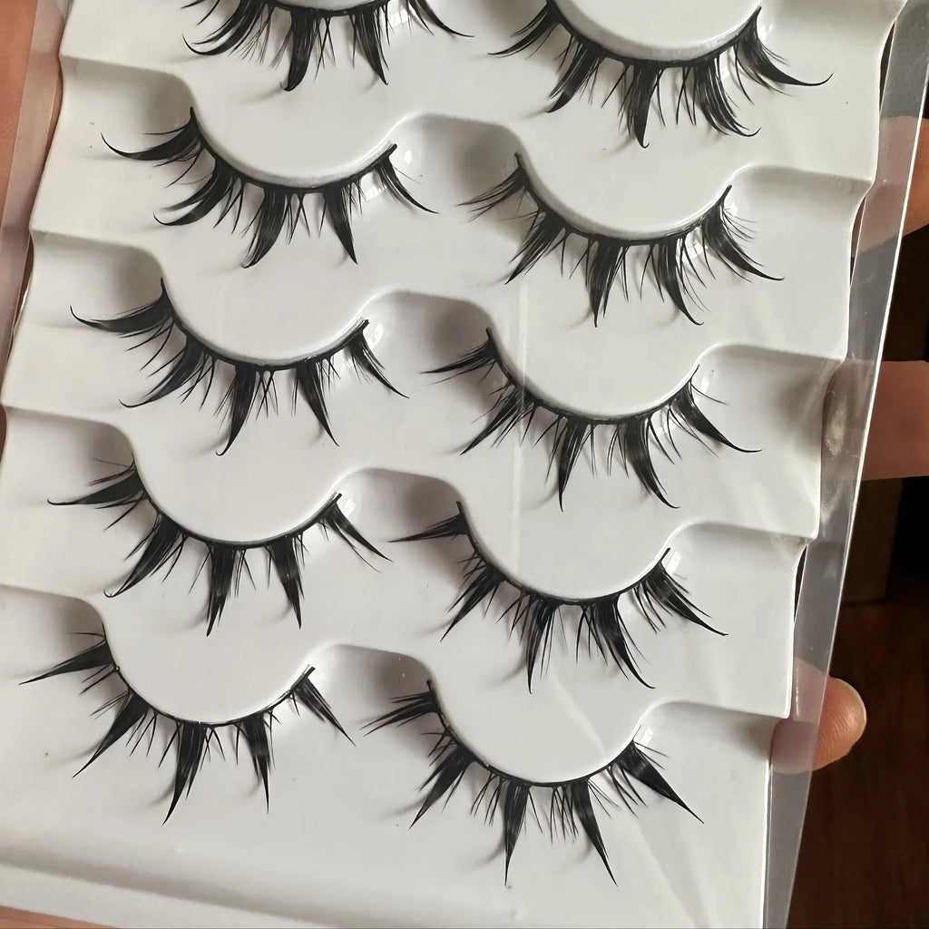 Anime False Eyelashes (5-Pack)