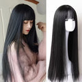 Long Straight Black Wig