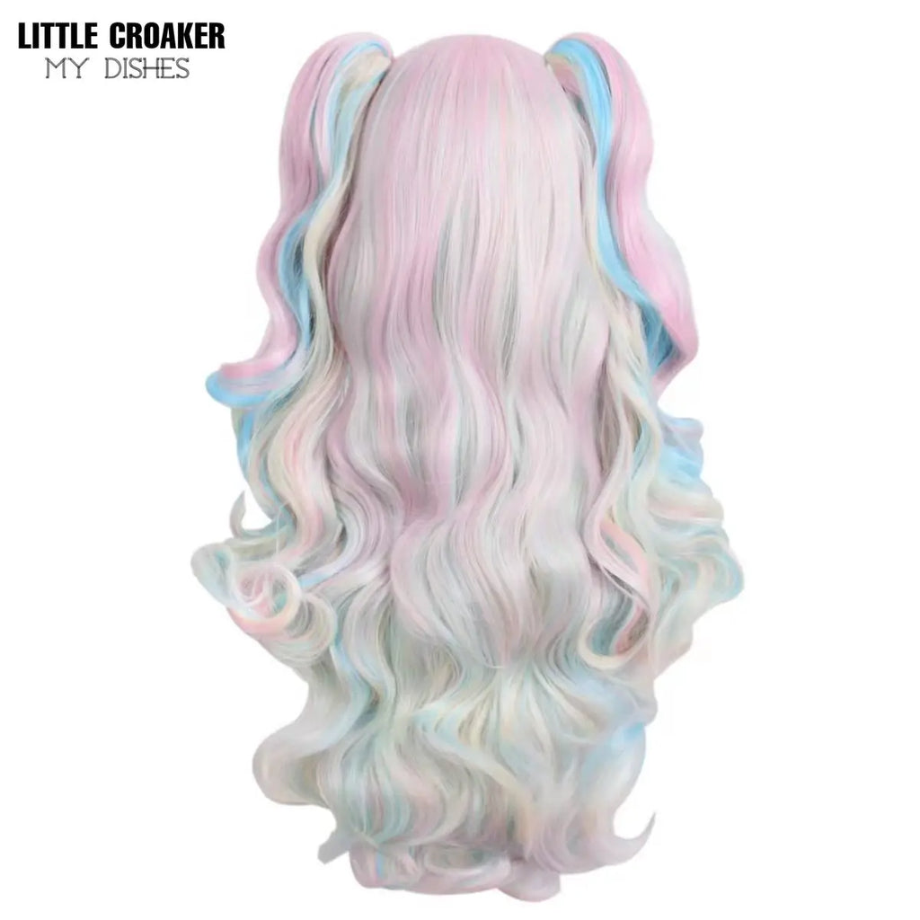 Blue Wavy Lolita Wig