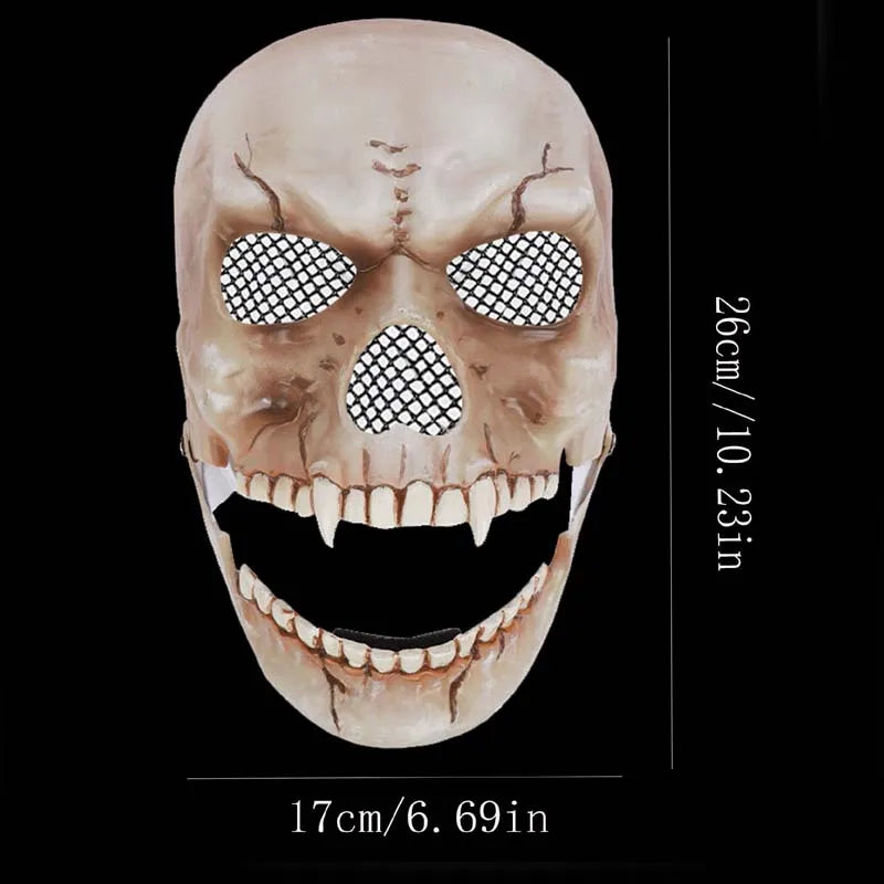Moving Mouth Skull Mask