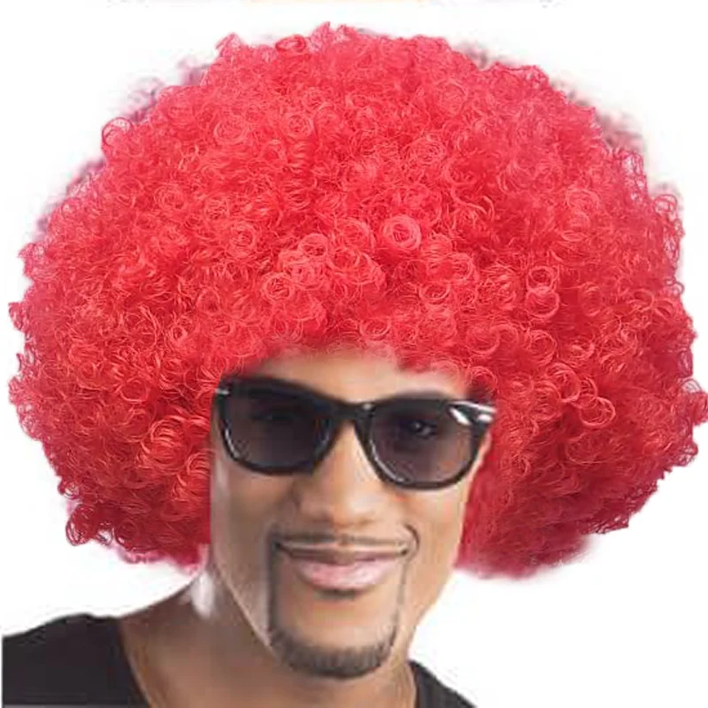 Afro Puff Clown Wig