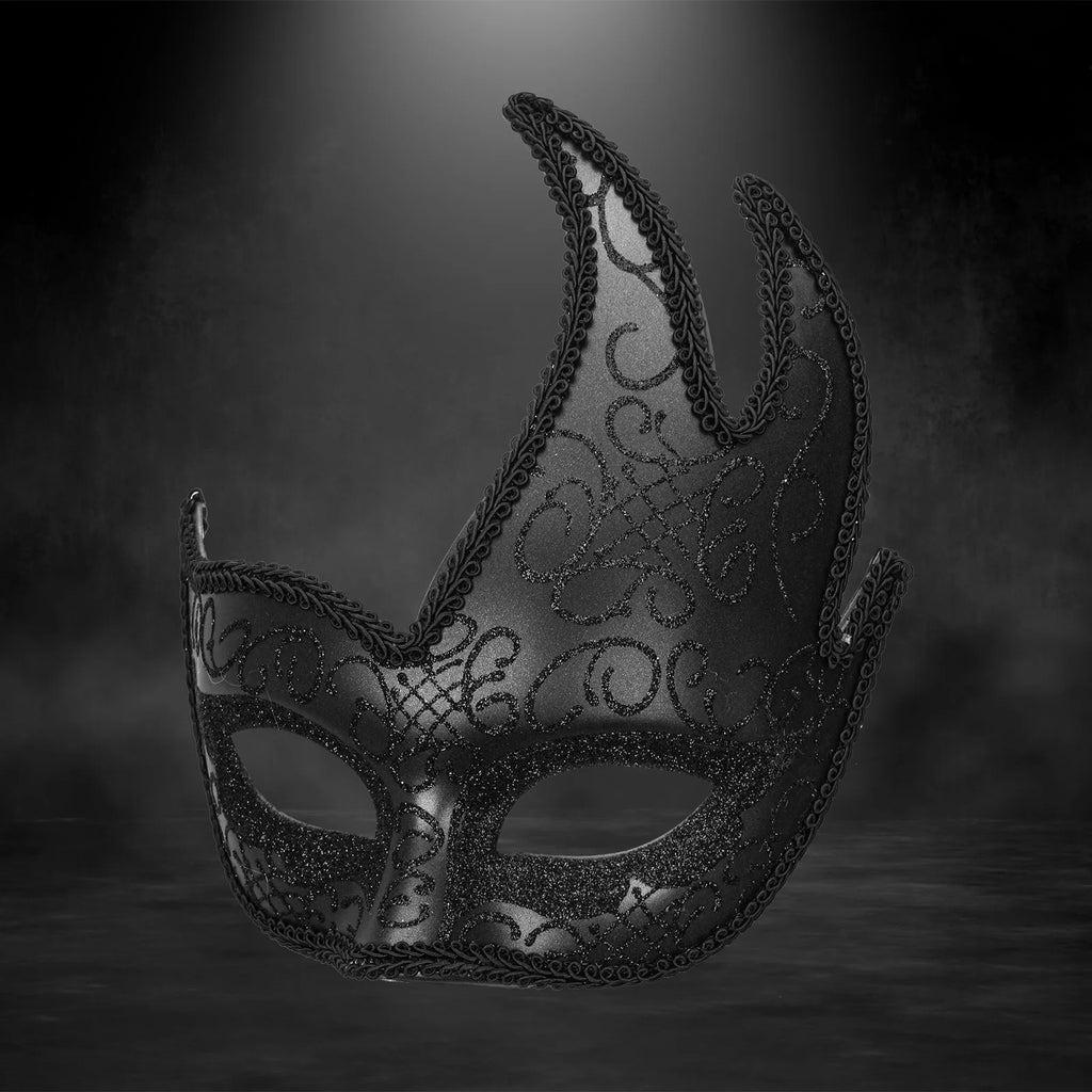 Elegant Venetian Half Mask