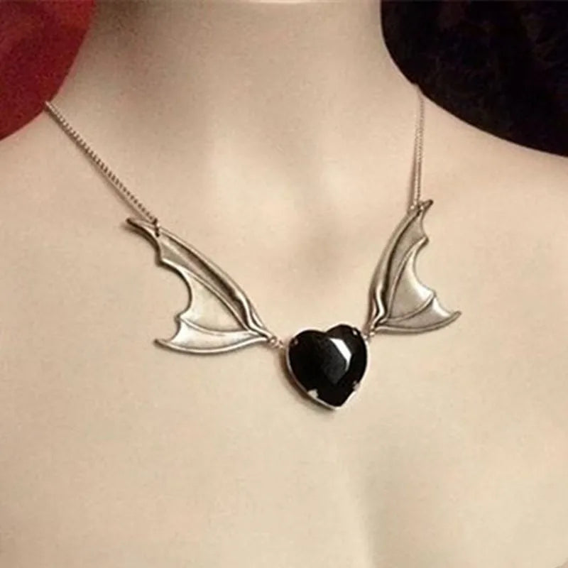 Gothic Bat Fashion Necklace
