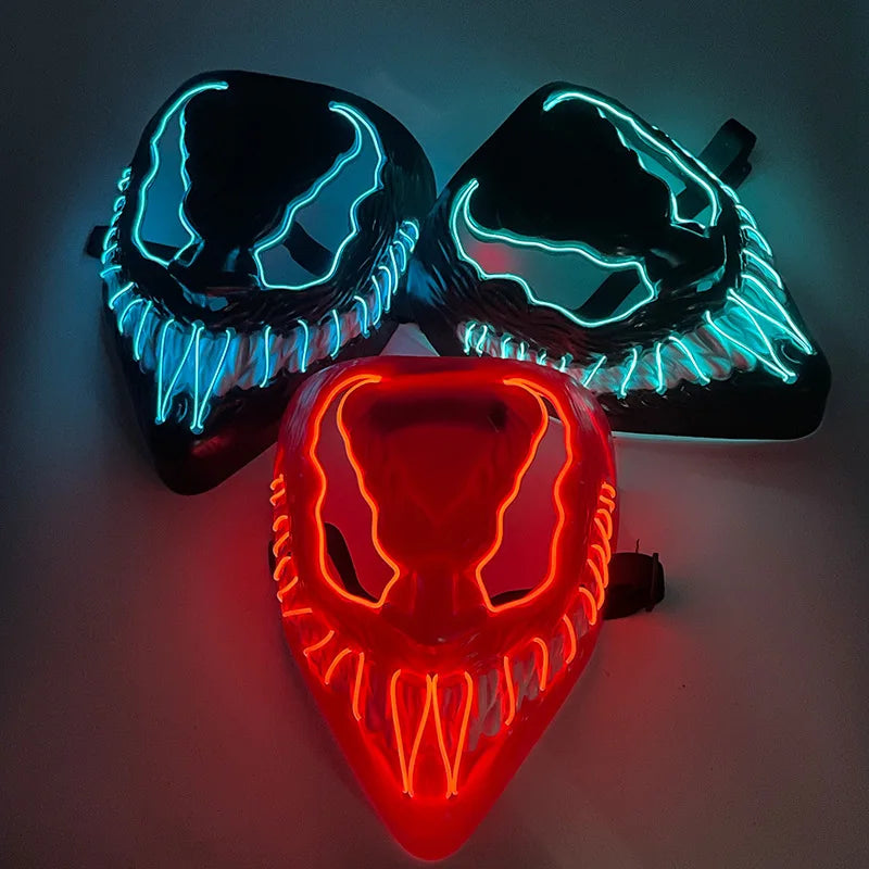 LED Venom Horror Mask
