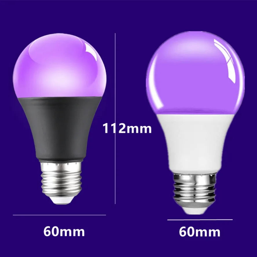 12W Purple Blacklight Bulb